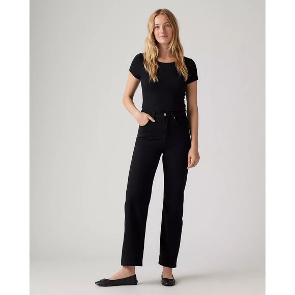 Levi’s Ribcage Straight Ankle Jeans Size 26 - Picture 8 of 9